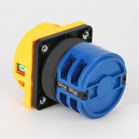 1Pcs Universal Changeover Selector Switch, Power Transfer Switch, 2 Positions 8 Terminals, LW26GS-20/04-2 Padlock 380V 20A Motor, Water Pump Generators, Rotary Cam Selector in Saudi Arabia