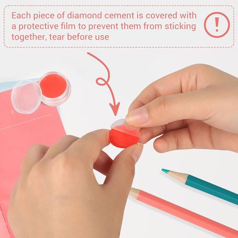 30 Pieces Diamond Art Glue, 10 Pack Diamond Art Glue, Art Glue for Diamond Painting (Blue) in Saudi Arabia