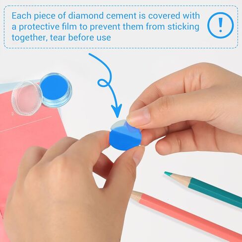 30 Pieces Diamond Art Glue, 10 Pack Diamond Art Glue, Art Glue for Diamond Painting (Blue) in Saudi Arabia
