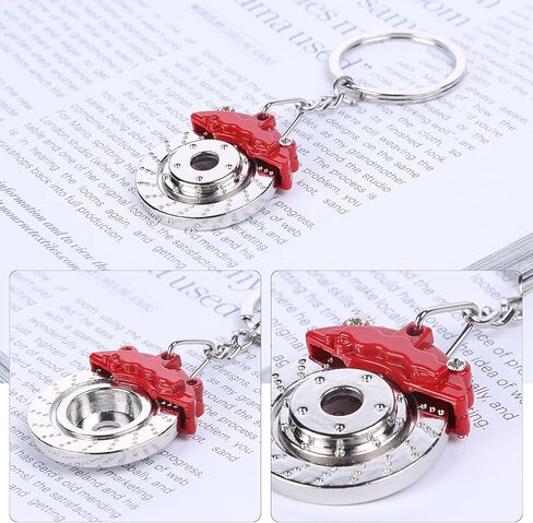 KKC HOME ACCENTS 5 Pcs Car Parts Metal Key Chain Set Auto Part Model Metal Keyring Holder Spinning Turbo Wheel Rim Tyre Six Speed(Style A) in Saudi Arabia
