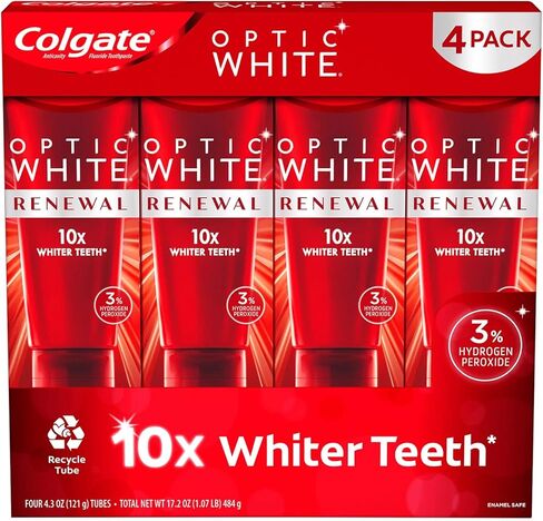Colgate Optic White Renewal Toothpaste (4 PK/4.3 Oz) in Kuwait
