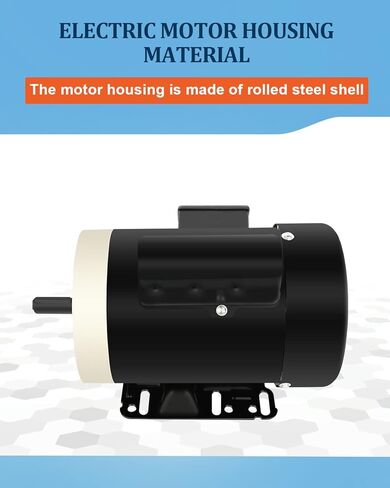 3/4HP Electric Motor 1725RPM, Single Phase,56C Frame,115V/230V, 5/8"Shaft Diameter Rolled Steel Shell 60HZ in Saudi Arabia