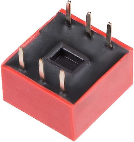 uxcell 5 Pcs Red DIP Switch 1 2 3 Positions 2.54mm Pitch for Circuit Breadboards PCB in Saudi Arabia