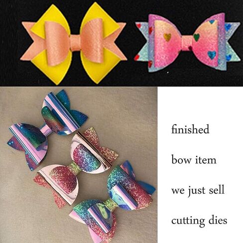 Set of 3pcs Bow Tie Metal Cutting Dies 3D Bow Die Cuts Christmas Bowtie Hair Bow Cutting Stencils for DIY Scrapbooking Embossing Paper Leather Card Making Accessories, Scrapbooking Die-Cuts in Saudi Arabia
