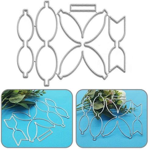 Set of 3pcs Bow Tie Metal Cutting Dies 3D Bow Die Cuts Christmas Bowtie Hair Bow Cutting Stencils for DIY Scrapbooking Embossing Paper Leather Card Making Accessories, Scrapbooking Die-Cuts in Saudi Arabia