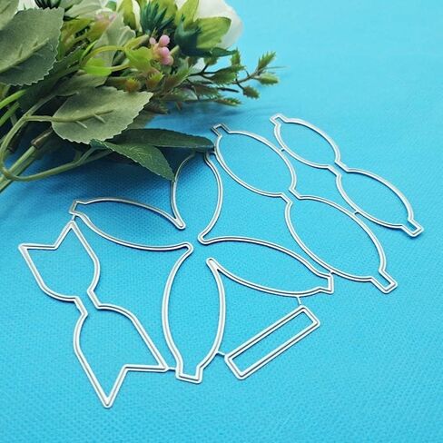 Set of 3pcs Bow Tie Metal Cutting Dies 3D Bow Die Cuts Christmas Bowtie Hair Bow Cutting Stencils for DIY Scrapbooking Embossing Paper Leather Card Making Accessories, Scrapbooking Die-Cuts in Saudi Arabia