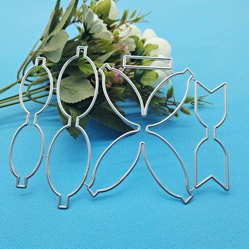 Set of 3pcs Bow Tie Metal Cutting Dies 3D Bow Die Cuts Christmas Bowtie Hair Bow Cutting Stencils for DIY Scrapbooking Embossing Paper Leather Card Making Accessories, Scrapbooking Die-Cuts in Saudi Arabia