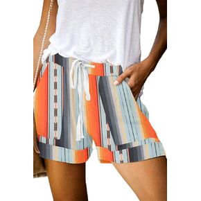 ONLYSHE Womens Casual Drawstring Shorts Summer Elastic Waist Shorts Pocketed Pants in Kuwait