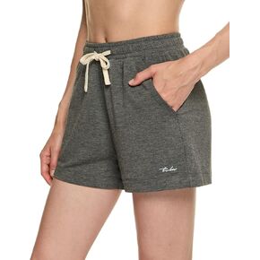 شورت TSLA نسائي بطول 12.7 سم، شورت بيجامة ناعم ومريح للنوم، شورت كاجوال بخصر مطاطي مع جيوب in Kuwait