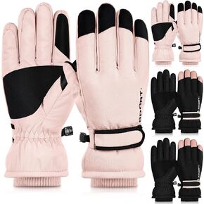 4 Pair Snow Gloves Women Winter Ski Glove with Touchscreen Fingers Warm Gloves in Saudi Arabia