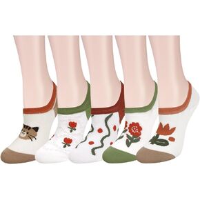 جوارب Benefeet Sox النسائية المضحكة بدون عرض جوارب بناتي لطيفة منقوشة منخفضة القطع جوارب قصيرة جديدة من القطن هدية لوفر
