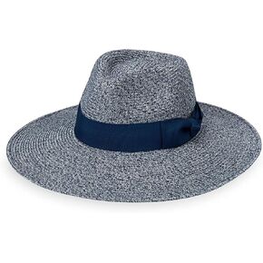 قبعة Wallaroo Hat Company للسيدات سانت لوسيا فيدورا - عامل حماية من أشعة الشمس فوق البنفسجية 50+، خفيفة الوزن، حافة واسعة، قابلة للتعديل، مناسبة للسفر، قابلة للتعبئة in Kuwait