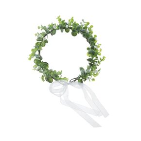 Flower Headband Green Leaf Crown Wedding Floral Headband for Wedding Festival Party