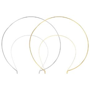 Lurrose Womens Headbands 2pcs Headband 2 Layer Goddess Angel Vintage Bridal Costume Headpiece for Halloween Wedding Prom Gold Headband