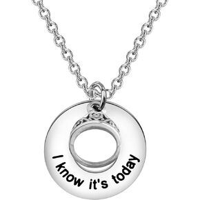 MAOFAED Musical Theatre Necklace I know Its Today Drama Performer Gift Musical Lover Gift Drama Teacher Gift