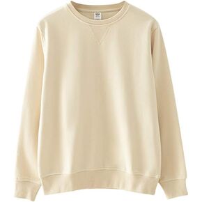 chouyatou Men's Active Heavy Blend Cotton Crewneck Pullover Sweatshirt Tops