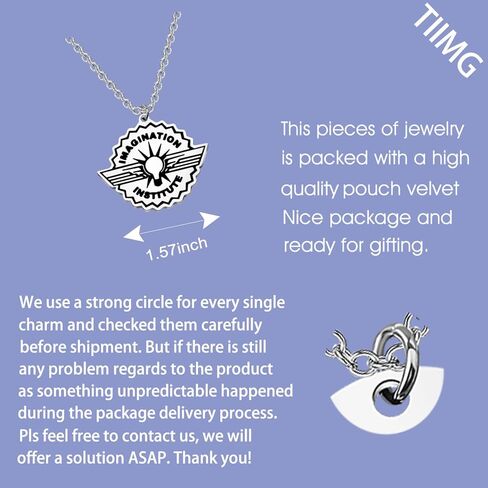 TIIMG Imagination Institute Necklace Figment Gift Journey Into Imagination Inspired Gift in Kuwait
