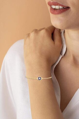 HUASAI Evil Eyes Choker Necklace for Women Evil Eye Necklace Choker Ojo Necklace for Teen Girls in Kuwait