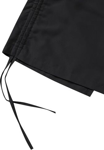 Women Trendy Y2K Cargo Maxi Skirts Vintage Solid High Rise Drawstring Ruched Long Skirt with Pockets Streetwear in Saudi Arabia