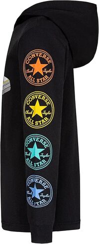 Converse Boy's Long Sleeve Hooded Tee (Big Kids) in Saudi Arabia