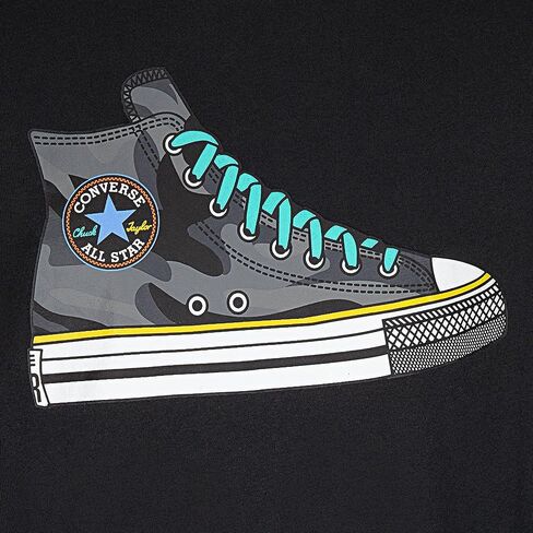 Converse Boy's Long Sleeve Hooded Tee (Big Kids) in Saudi Arabia