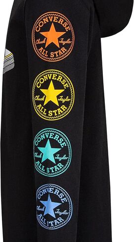 Converse Boy's Long Sleeve Hooded Tee (Big Kids) in Saudi Arabia