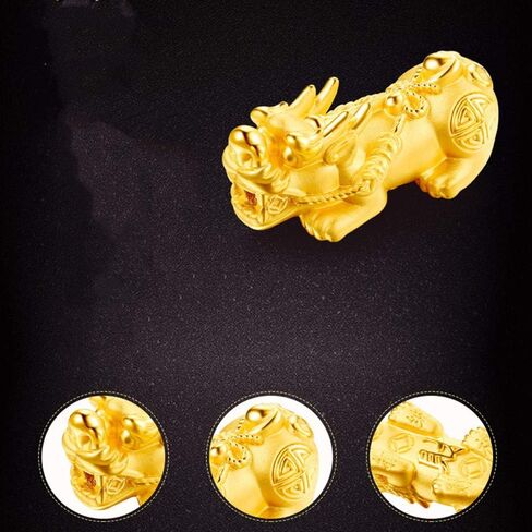 سوار تميمة فنغ شوي أفضل سوار خرز من العقيق الأحمر مع 6/4 مطلي بالذهب Pi Xiu/Pi Yao Lucky Wealthy Brecelet in Kuwait