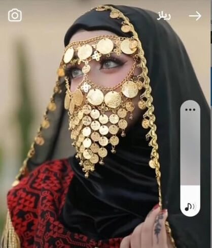 مجموعة أساور حجاب العملات الذهبية من Idealway Cosplay Mask قناع الهالوين للسيدات لحفلات تنكرية in Kuwait