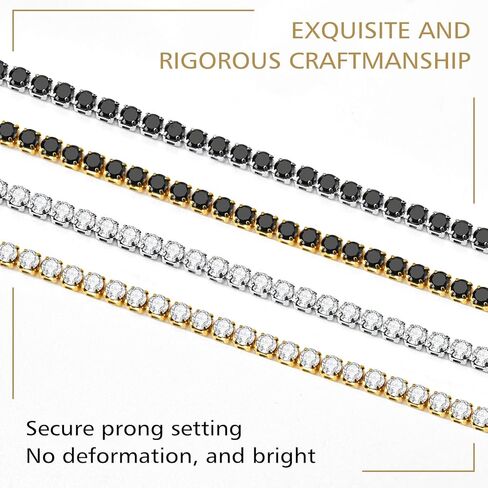 FindChic 925 Sterling Silver Figaro/Cuban Link Italian Chain Bracelets for Women Men 3MM/5MM Width 6.3'' to 8.3'' Length Adjustable, with Gift Box in Kuwait