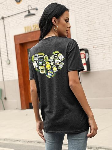 قميص مخلل قميص مخلل بلايز - تي شيرت نسائي برسوم مخلل خيار مخلل تي شيرت مخلل مخلل ملابس هدية لعشاق المخلل in Kuwait