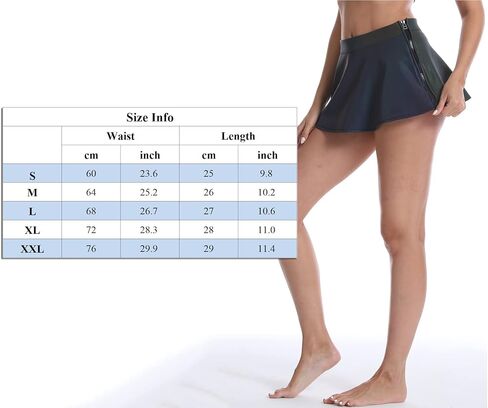 LZLRUN Women's Shiny Rainbow Reflective Skirt Fashion Flared Rave Mini Skirt in Saudi Arabia