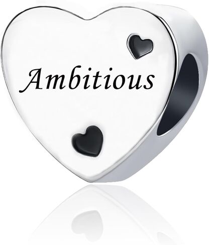 Birthstone Heart Charm January-December 12 Months Happy Birthday Charm Bead Compatible with Pandora Charms Bracelets for Family Grandma Mom in Kuwait