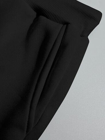 COZYEASE Men's Jogger Sweatpants Drawstring Waist Gym Workout Athletic Jogger Pants with Pockets Cartoon Graphic Black M in Saudi Arabia