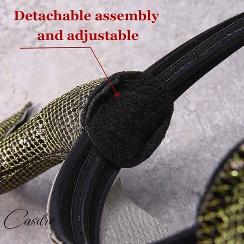 عصابة رأس من CASDRE Ox Horns، عصابة رأس من الذهب الأسود، أغطية رأس قابلة للتعديل، إكسسوارات شعر الهالوين للنساء والفتيات in Kuwait