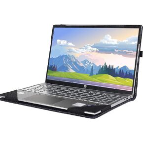 Laptop Case for HP Pavilion Laptop 15-eg 15-eh Series Case Envy X360 15-ED 15-EE 15.6 Inch Case HP Pavilion 15T-eg 300 Detachable Leather Case (Dark Gray)