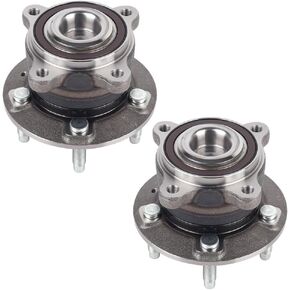 Autoround 512446 Rear Wheel Hub and Bearing Assembly fit for 2011 2012 Chevy Cruze 5 Lugs w/ABS (Pair)