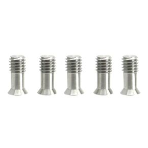 3/8""Bullet" Screw 21mm Small Head Flush Mount Stainless Steel/Tripod Clamp Hex SS (5)