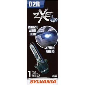SYLVANIA - D2R SilverStar zXe HID (High Intensity Discharge) Headlight Bulb - High Performance Brighter and Whiter Light, Xenon Fueled, with a HID Attitude and Style (Contains 1 Bulb)