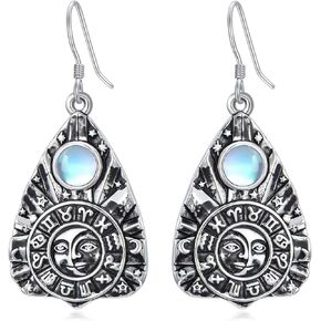Planchette Dangle Earrings Ouija Board Drop Earrings Hypoallergenic Earrings Jewelry Birthday Christmas Gift for Women Men