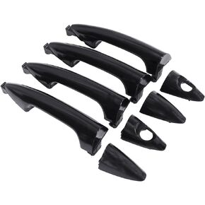 NewYall Black Exterior Door Handle for Hyundai Accent 2012-2017 Outer Rear Left Driver and Right Passenger Side 82661-1R050 82662-1R060 2651-1R050 82652-1R050 82662-1R050