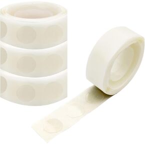 Ausenful 400 PCS Balloon Glue Point 0.47Inch Removable Adhesive Craft Mini Sticky Dot Tape for Balloons Party Paper Craft or Wedding Decoration 4 Rolls in Kuwait