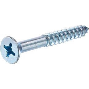 The Hillman Group 40037 6-Inch x 2-1/2-Inch Flat Head Phillips Wood Screw, 100-Pack,Zinc