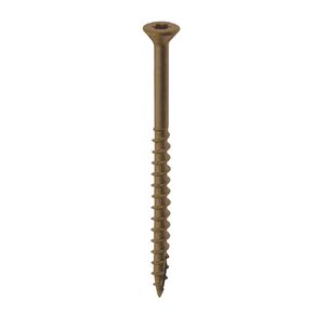 Nuvo Iron #10 Screw, 3 1/2", Torx Head, Brown, 150 Count