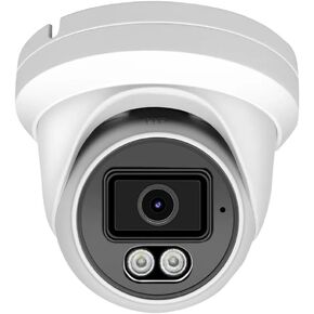 Marquis 4MP PoE IP Turret Dome Camera with Audio, IP Security Camera Outdoor Rated, Waterproof IP66, 108° Wide Angle 2.8mm Lens NDAA Compliant (Color Night)