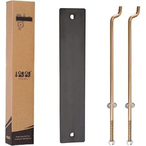 10L0L Golf Cart Battery Hold Down Plate and Rod Kit for Club Car DS & Carryall Electric Model Vehicles 1998-2005 OEM 101090801 1013683 W/Washer & Nuts