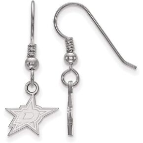Sterling Silver Dallas Stars Extra Small Dangle Earrings Wire