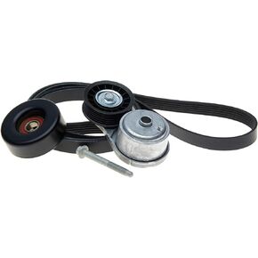 ACDelco Gold ACK060950 Automatic Belt Tensioner and Pulley Kit with Tensioner, Pulley, Belt, and Bolt