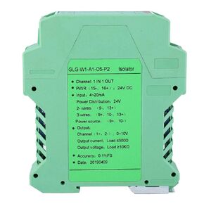 4-20Ma to 0-10V Converter,messumformer 4-20ma 0-10v, Transmitter 4-20mA PLC Detect Conditioner(#2) DC 24V Current Isolator (One in one Out 4-20mA to 0-10V)