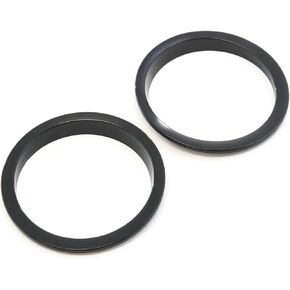 Red Hound Auto 2pc Turn Signal Bezel Trim 2007-2018 Compatible with Jeep Wrangler JK Parking Light Black Pair