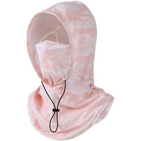 Breathable Camo Sun UV Protection Balaclava Hood Mask Full Head Mask Face Cover for Men Women Cycling Motorcycle Fishing